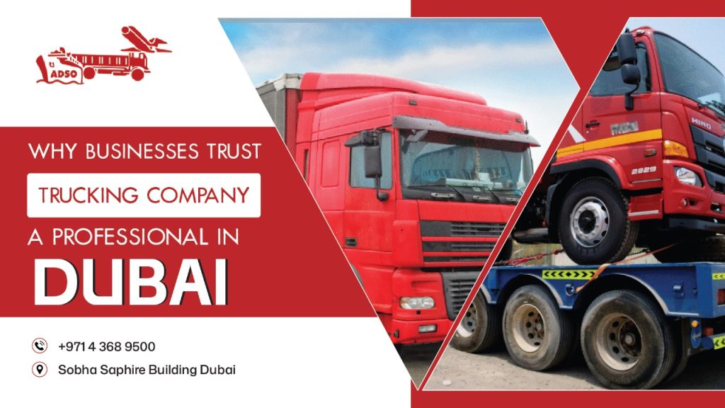 Trust a Professional Trucking Company in Dubai